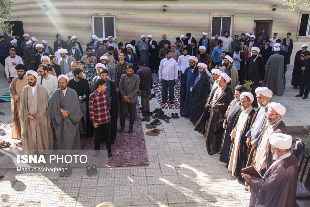 تجمع طلاب حوزه علمیه سمنان در حمایت از مقاومت فلسطین