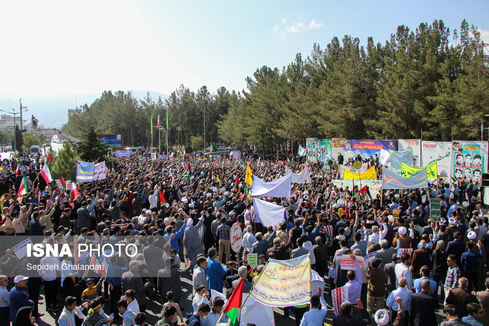 راهپیمایی ۱۳ آبان در بیرجند