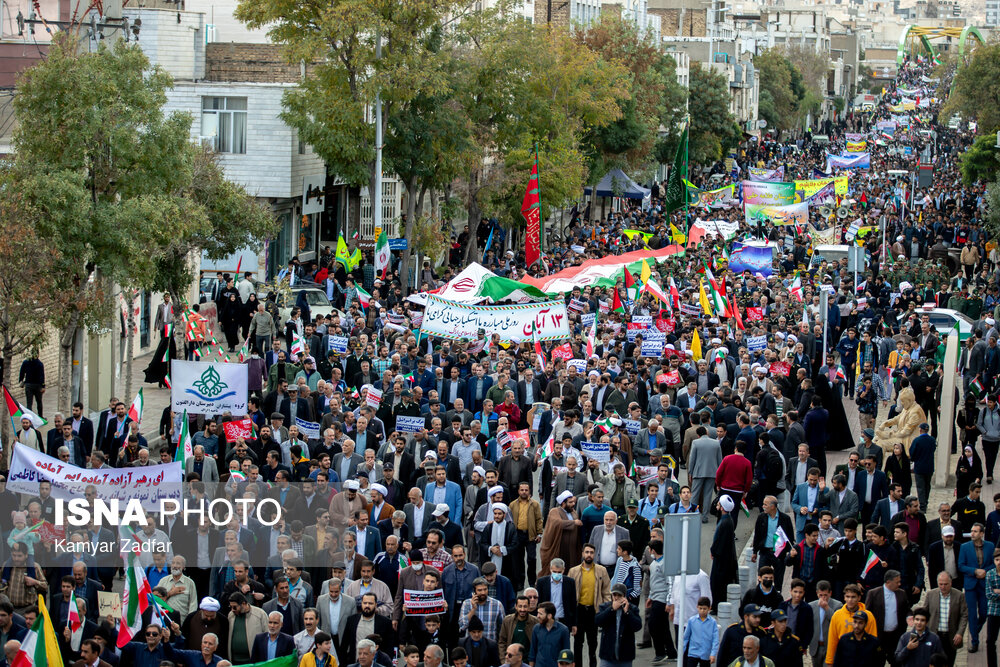 راهپیمایی ۱۳ آبان در اراک