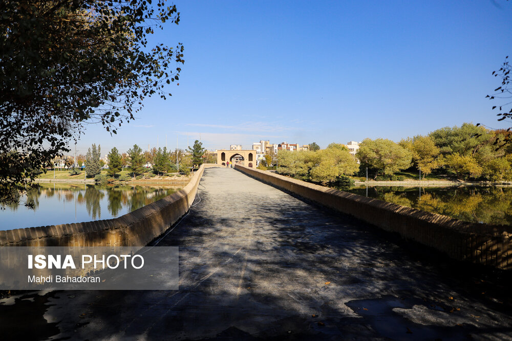 عایق‌بندی عرشه پل تاریخی شهرستان اصفهان با قیروگونی