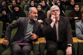 حسن سالاریه رئیس سازمان فضایی ایران در مراسم پرتاب موفقیت آمیز ماهواره «پارس۱»
