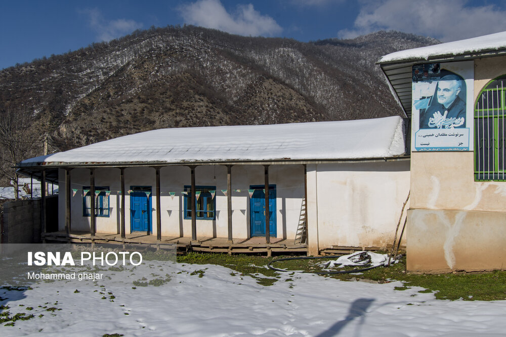 زمستان روستای ییلاقی بالا چلی در استان گلستان