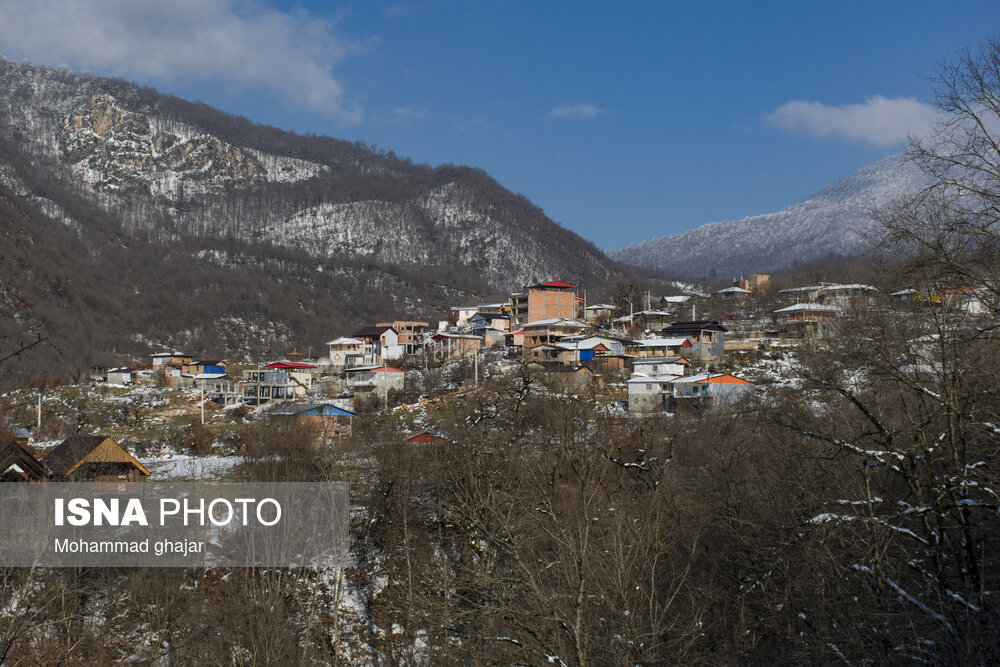 زمستان روستای ییلاقی بالا چلی در استان گلستان