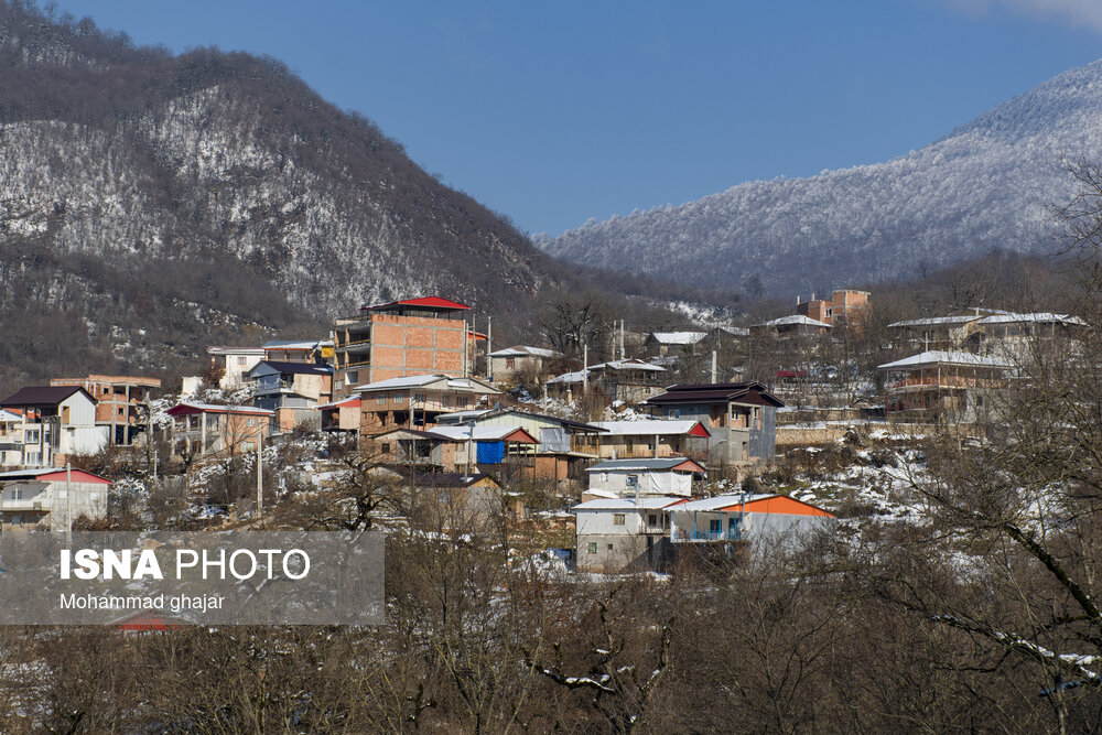 زمستان روستای ییلاقی بالا چلی در استان گلستان