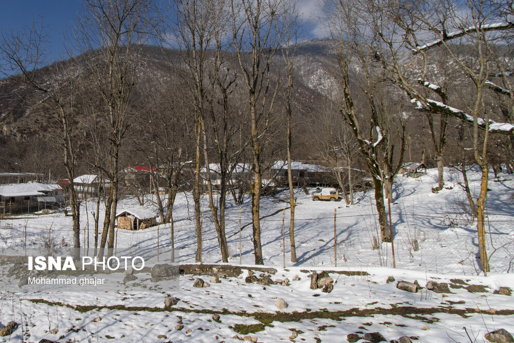 زمستان روستای ییلاقی بالا چلی در استان گلستان