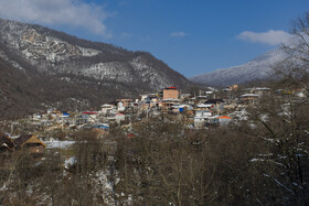 زمستان روستای ییلاقی بالا چلی در استان گلستان