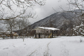 زمستان روستای ییلاقی بالا چلی در استان گلستان