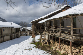 زمستان روستای ییلاقی بالا چلی در استان گلستان