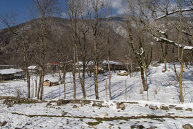 زمستان روستای ییلاقی بالا چلی در استان گلستان