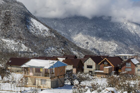 زمستان روستای ییلاقی بالا چلی در استان گلستان