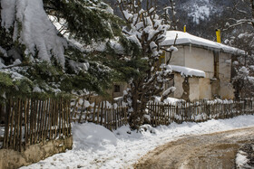 زمستان روستای ییلاقی بالا چلی در استان گلستان