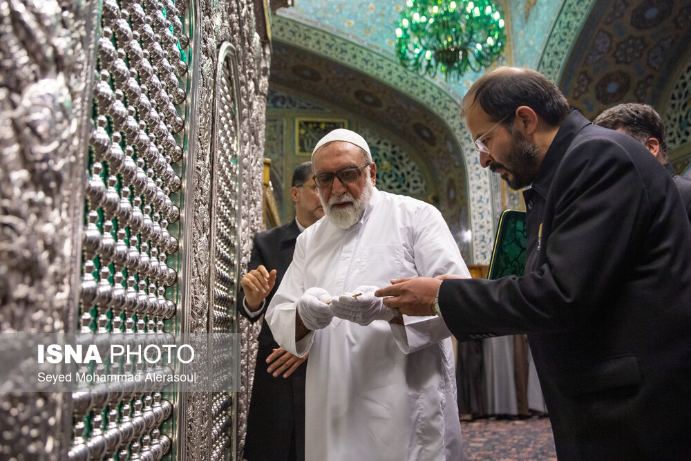 حجت الاسلام احمد مروی، تولیت آستان قدس رضوی در آیین غبارروبی حرم مطهر حضرت رضا (ع)