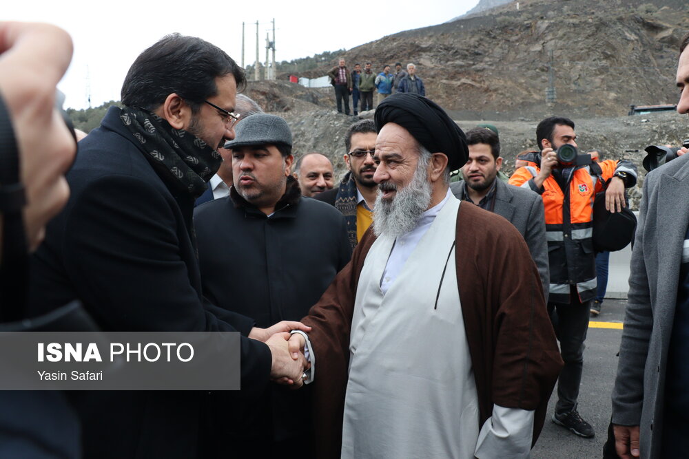 افتتاح آزادراه منجیل - رودبار با حضور مهرداد بذرپاش، وزیر راه و شهرسازی