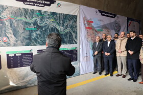 افتتاح آزادراه منجیل - رودبار با حضور مهرداد بذرپاش، وزیر راه و شهرسازی