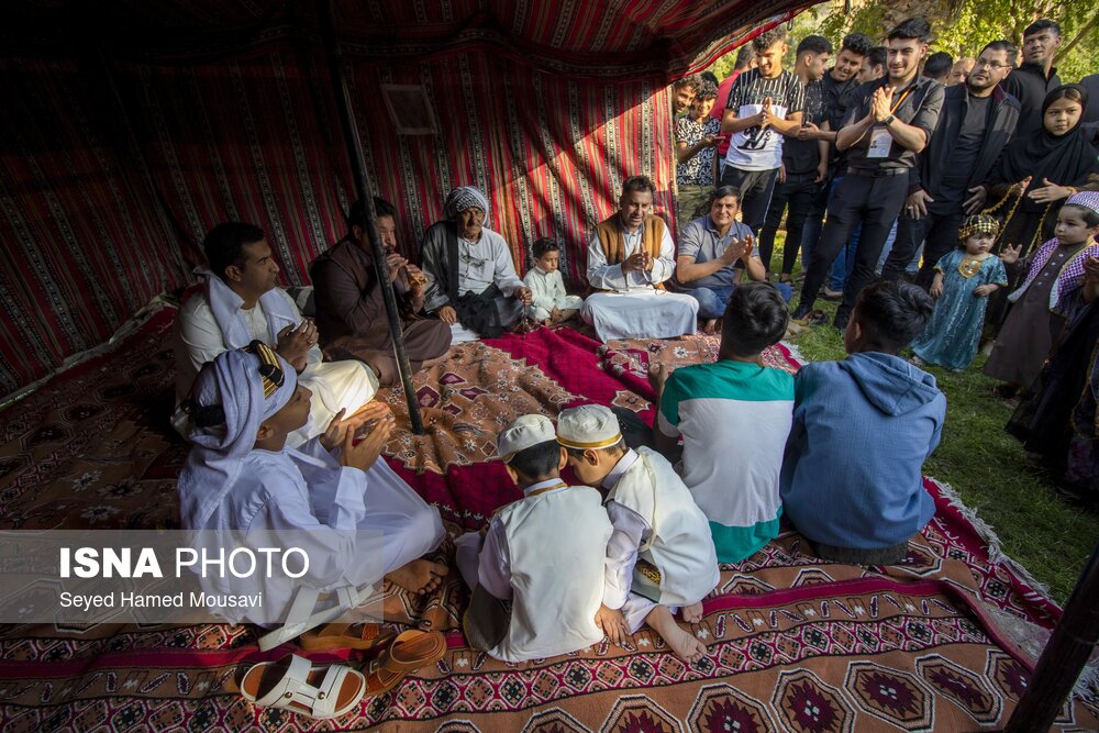 آیین سنتی «گرگیعان» در شهرستان شوش