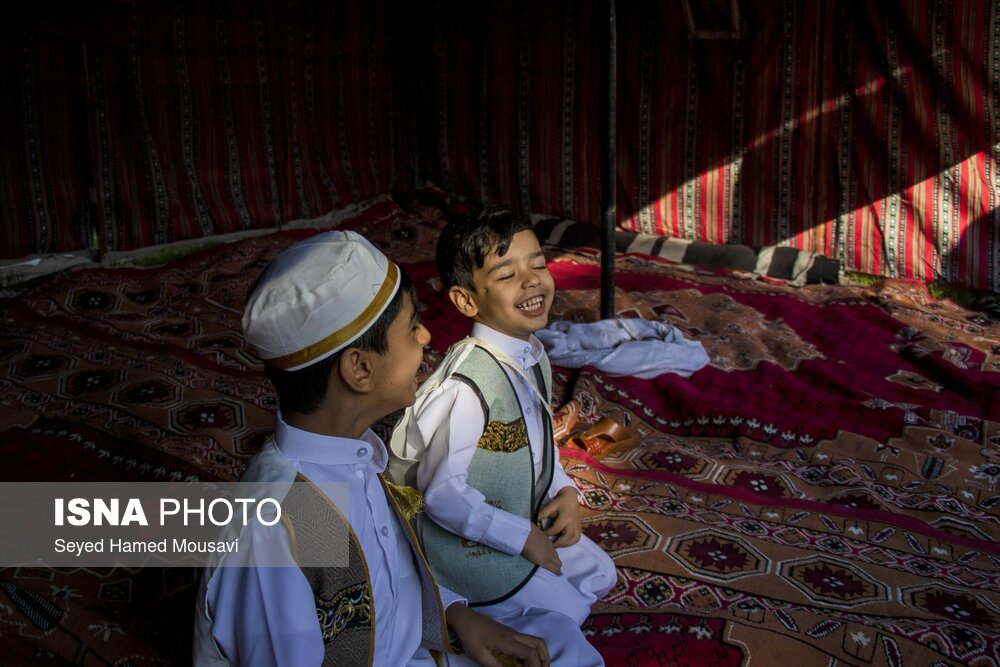 آیین سنتی «گرگیعان» در شهرستان شوش