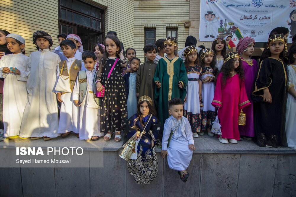 آیین سنتی «گرگیعان» در شهرستان شوش