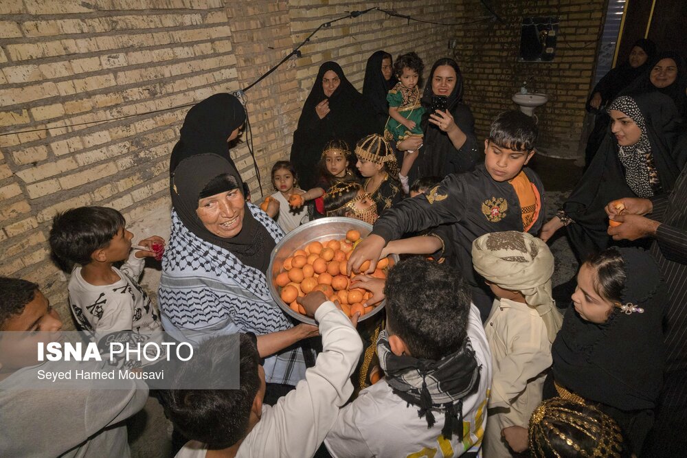 آیین سنتی «گرگیعان» در شهرستان شوش