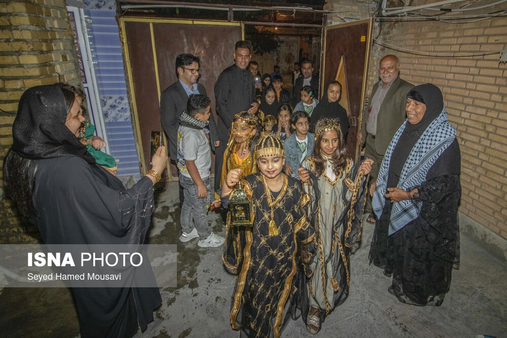 آیین سنتی «گرگیعان» در شهرستان شوش