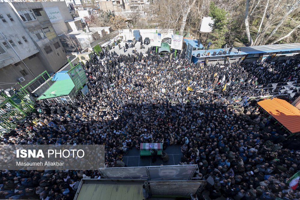 تشییع پیکر شهید «بهروز واحدی»