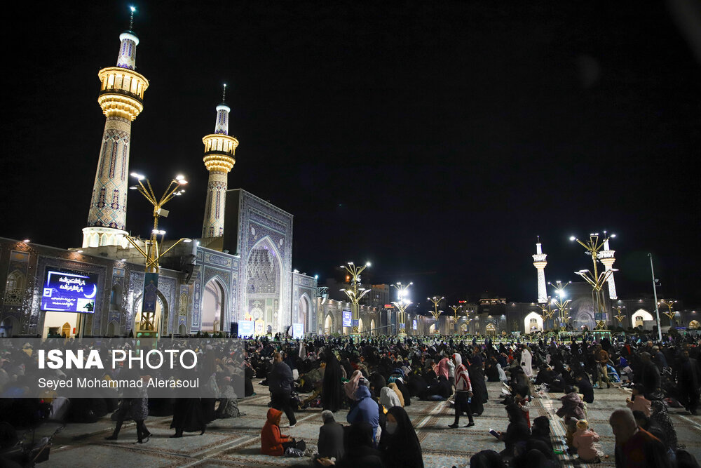 لیالی قدر، شب نوزدهم ماه مبارک رمضان - حرم امام رضا(ع)