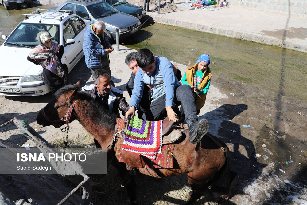 مسافران نوروزی در روستای تاریخی کندوان - آذربایجان شرقی