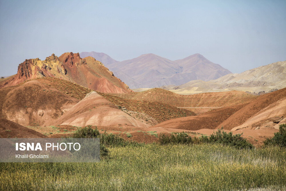 طبیعت رنگی شهر خواجه، در فاصله ۲۵ کیلومتری شمال شرقی تبریز